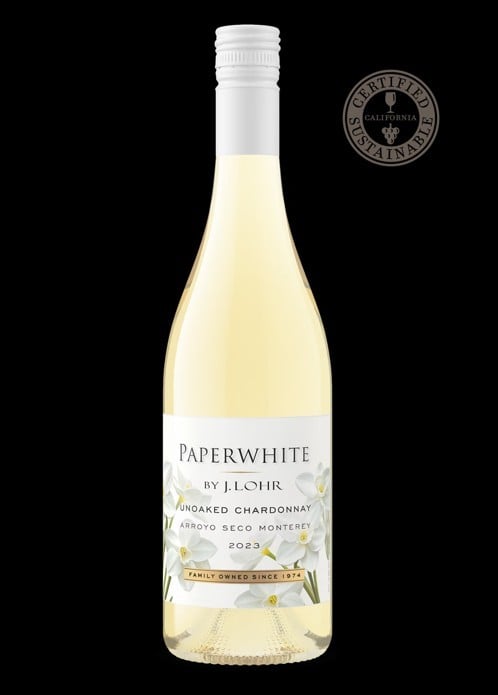 J LOHR PAPERWHITE UNOAKED CHARDONNAY 750ml
