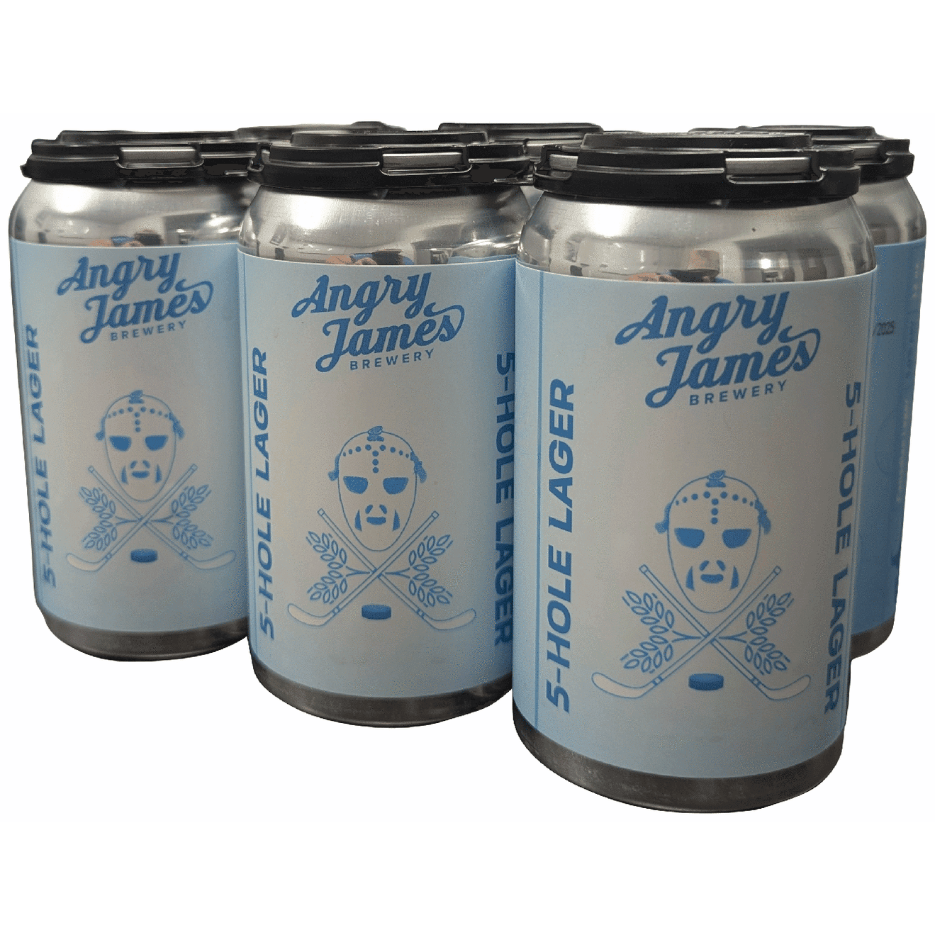 ANGRY JAMES FIVE HOLE LAGER 6CAN 16 oz