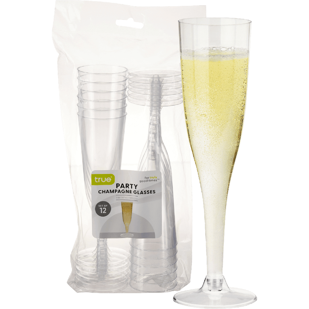 TRUE CHAMPAGNE FLUTES 20 PACK 5oz