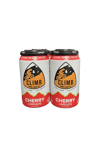 CLIMB HARD CIDER CO CHERRY LIMEADE 4PK