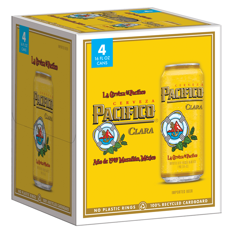 PACIFICO 4 CAN 16OZ