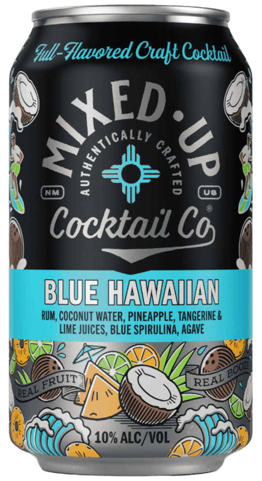 MIXED UP BLUE HAWAIIN 4PK 12OZ