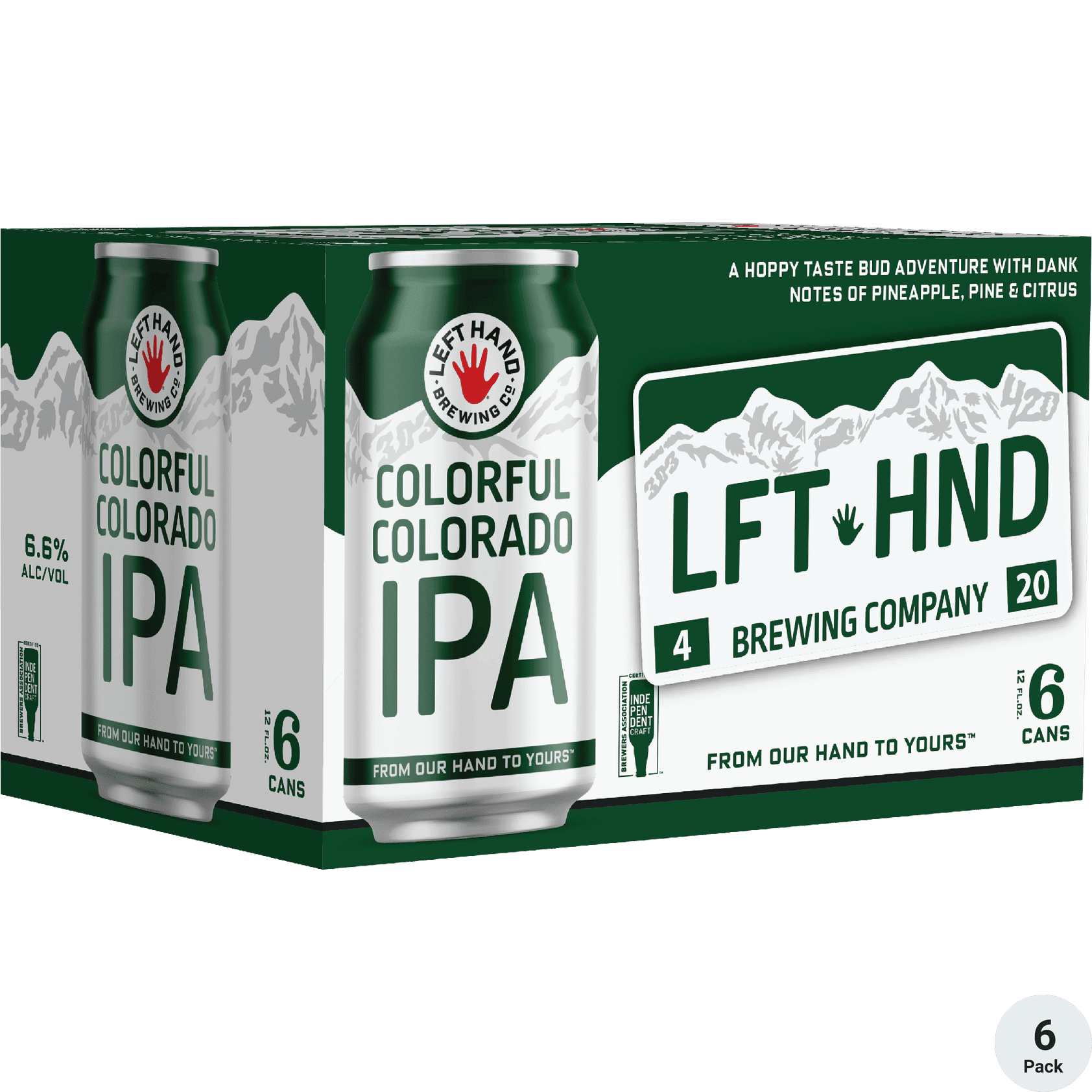 LEFT HAND COLORFUL CO 6PK CAN 12OZ