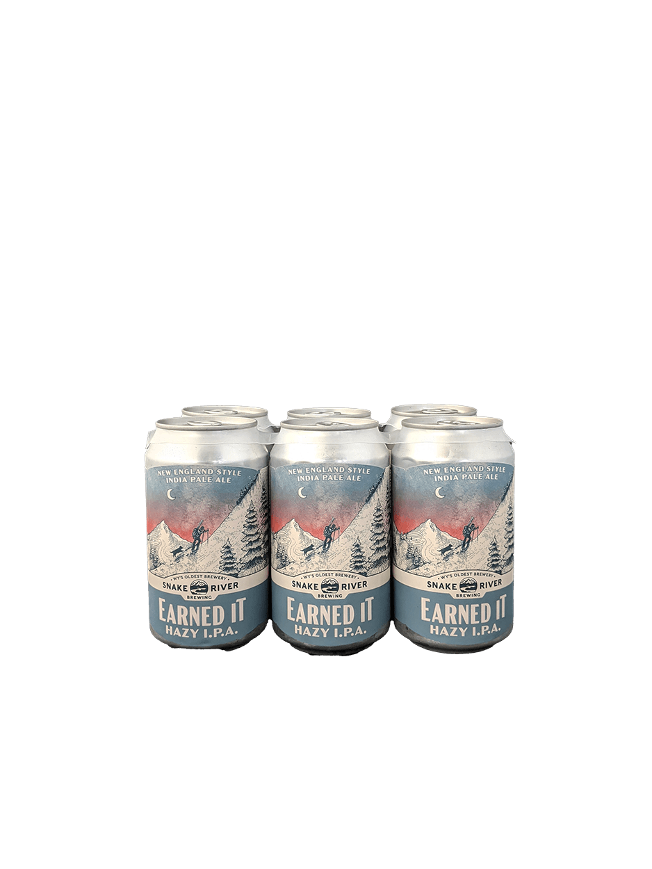 SNAKE RIVER BR EARNED IT HAZY IPA 6PK 12OZ