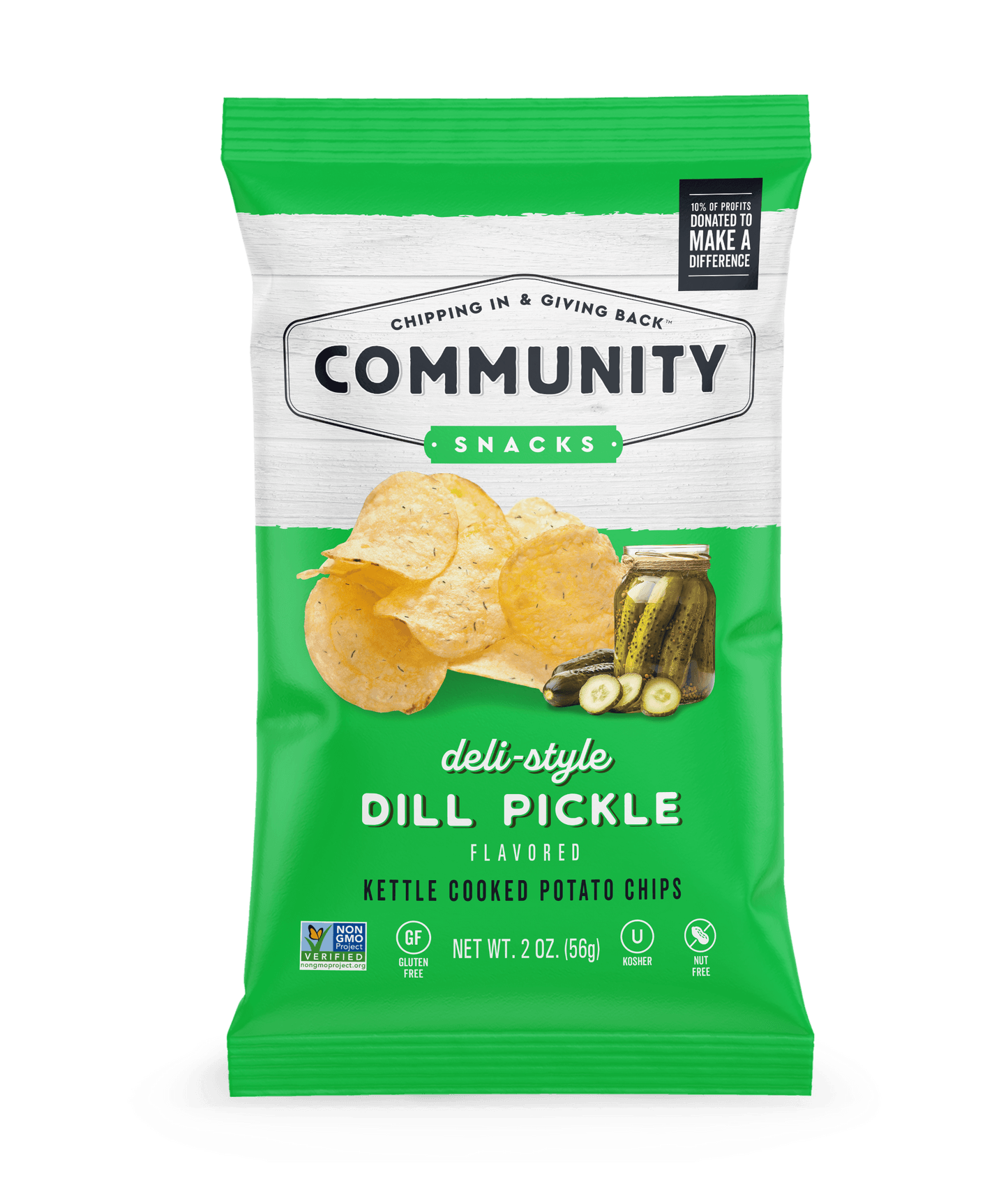 Community chips dill pickle
