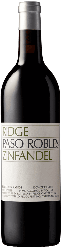 RIDGE PASO ROBLES ZIN 750ml