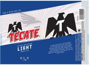 TECATE LIGHT SUITCASE 12OZ