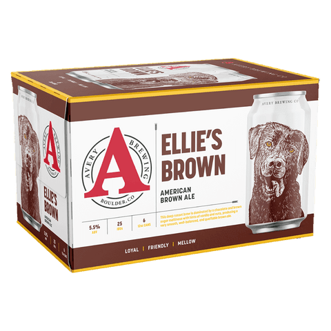 AVERY ELLIES BROWN 6PK CN 12OZ