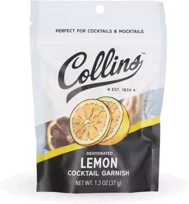 COLLINS DEHYDRATED LEMON GARNISH 375 ML