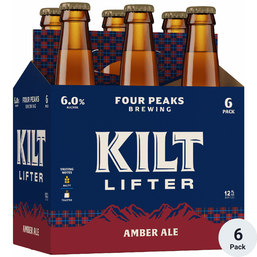 FOUR PEAKS KILT LIFTER 6PK BTL 12OZ