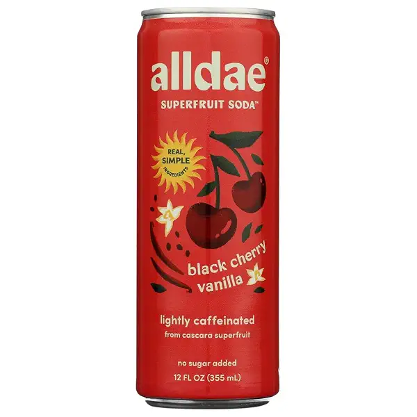 ALLDAE BLK CHERRY VANILLA 12 OZ