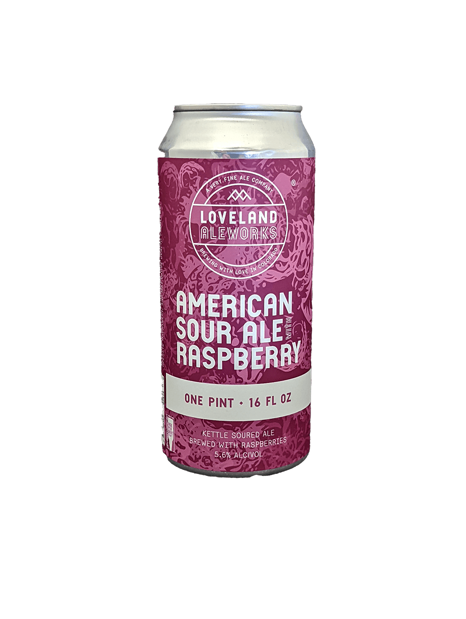 LOVELAND ALEWORKS RASPBERRY SOUR 4CAN 16 oz