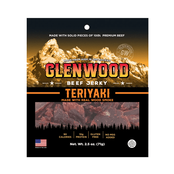 GLENWOOD BEEF JERKY TERIYAKI