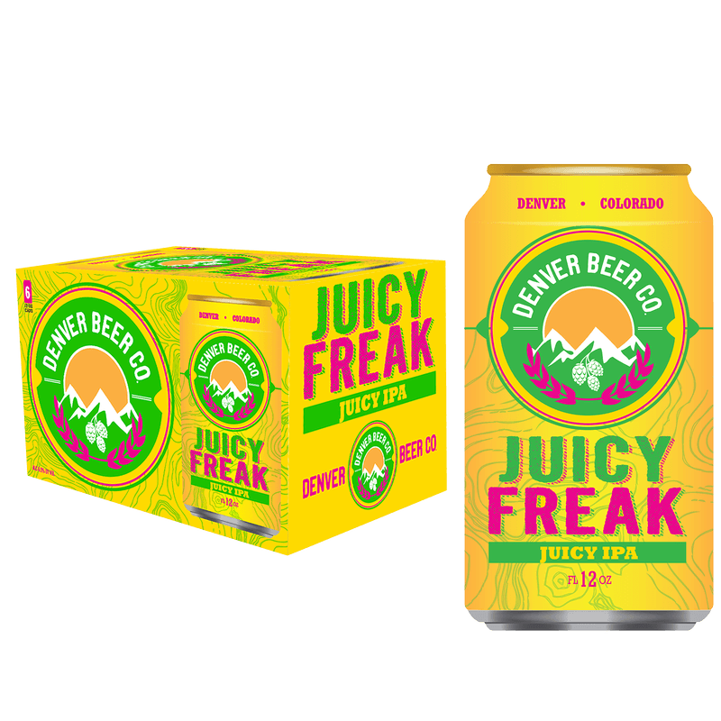 DENVER BEER CO JUICY FREAK 6PK CAN 12OZ