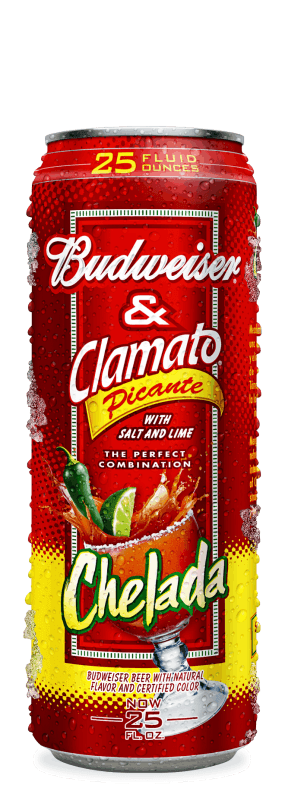BUDWEISER CLAMATO PICANTE 25OZ CAN 25 oz