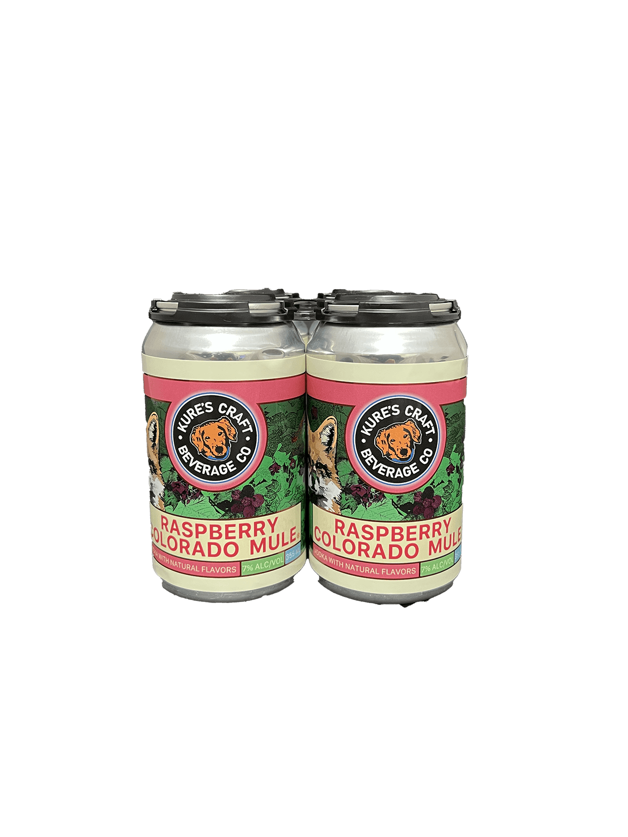 KURE RASPBERRY MULE 4CAN 12OZ