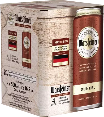 WARSTEINER DUNKEL 4PK 12OZ