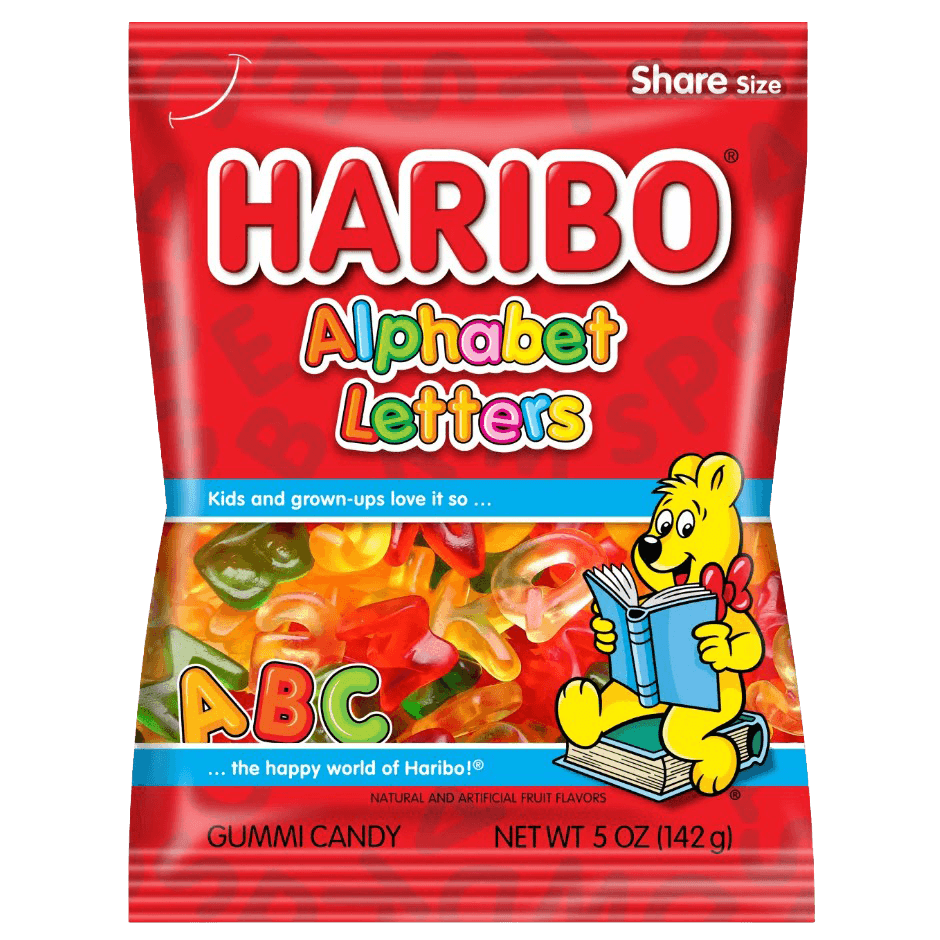 HARIBO ALAPHABET LETTERS