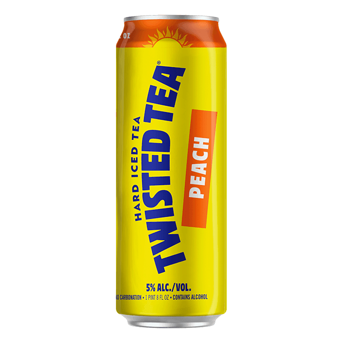 TWISTED TEA PEACH 24OZ CAN 22 oz