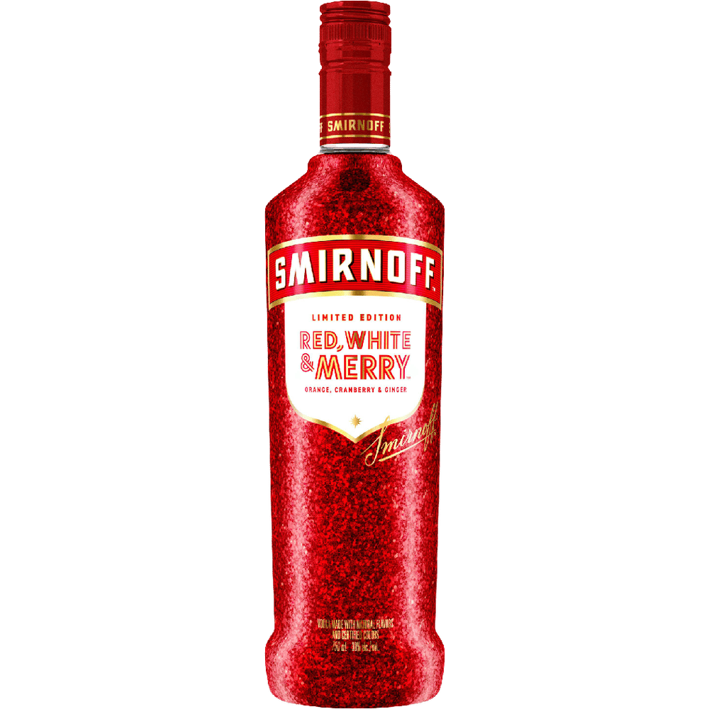 SMIRNOFF RED WHITE AND MERRY 750ML