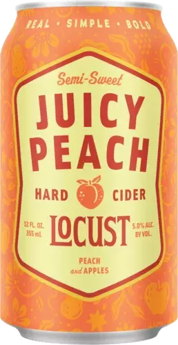 LOCUST CIDER JUICY PEACH 6CN 12OZ