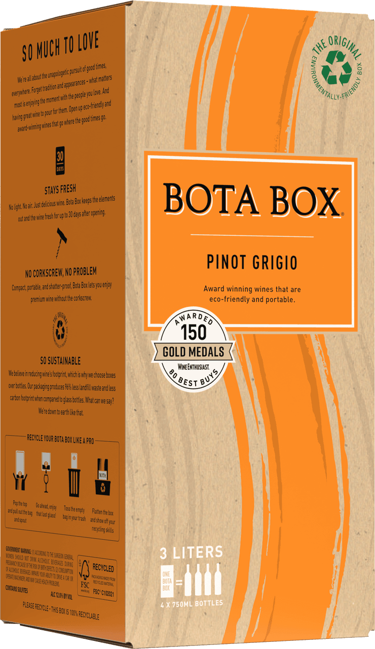 BOTA BOX PINOT GRIGIO 3 L