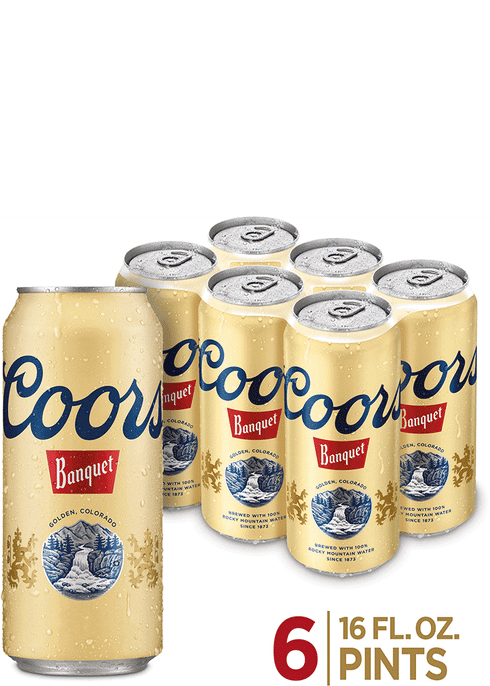 COORS ORG 16OZ CN 6PK
