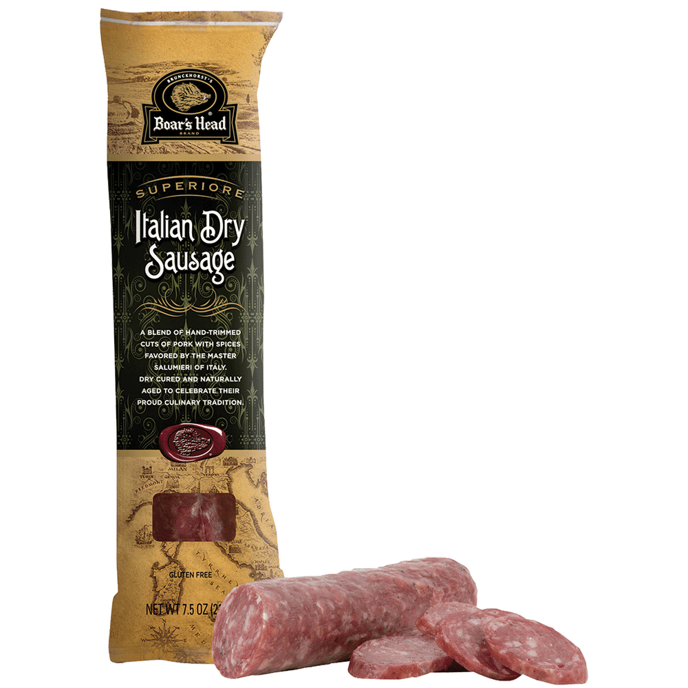 BOAR'S HEAD ITALIAN DRY SAUSAGE GREEN DOLCE