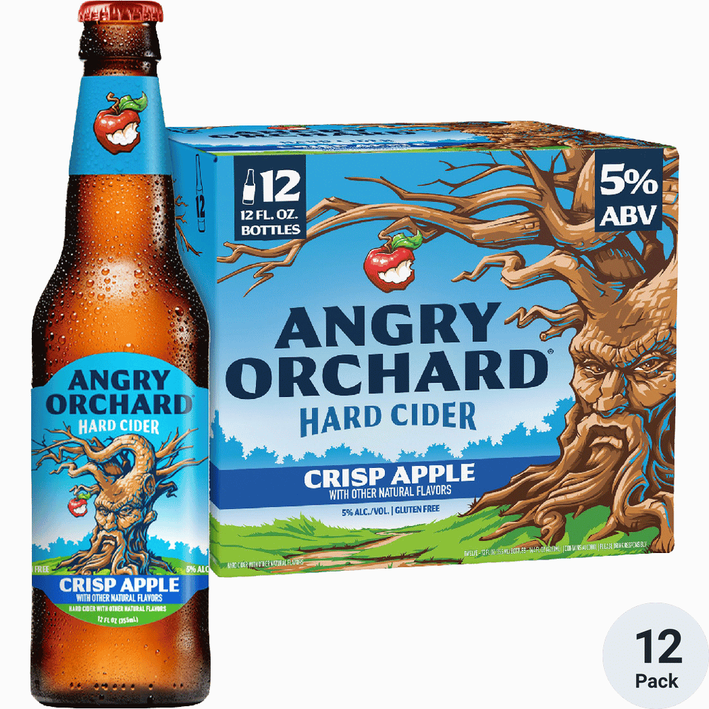 ANGRY ORCHARD CRISP APPLE 12PK BTL 12OZ
