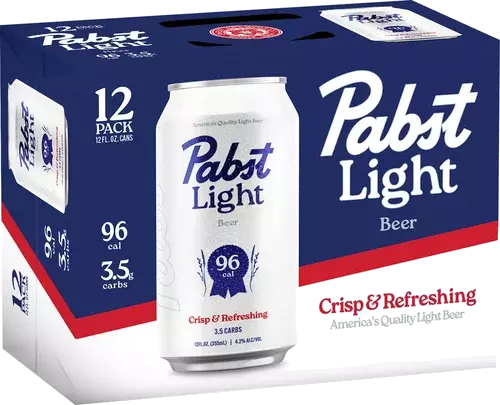 PABST LIGHT 12 PACK CANS 12OZ