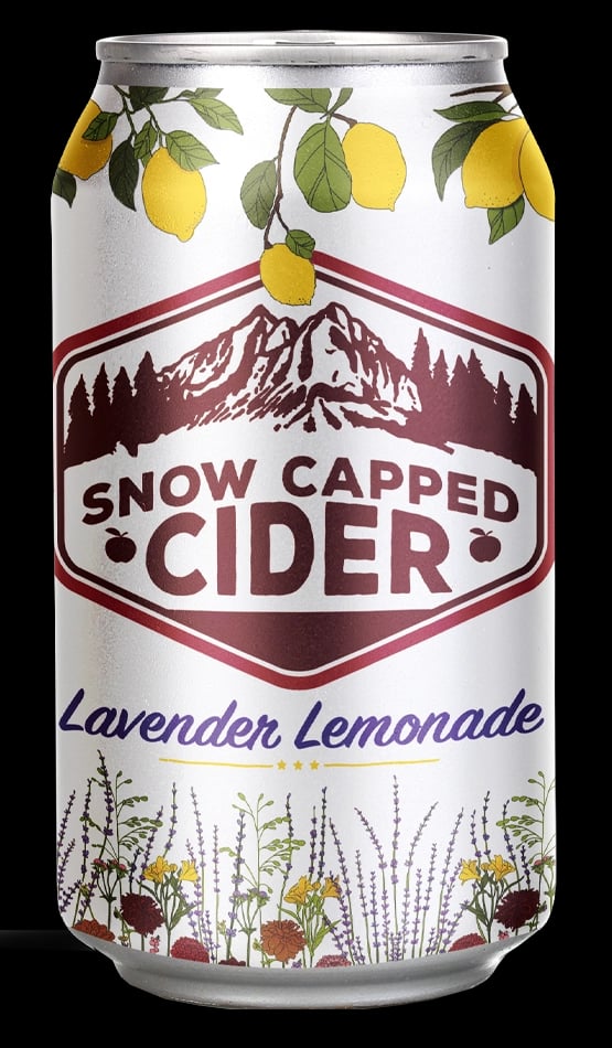 SNOW CAPPED LAVENDER LEMONADE 4CAN 12 oz