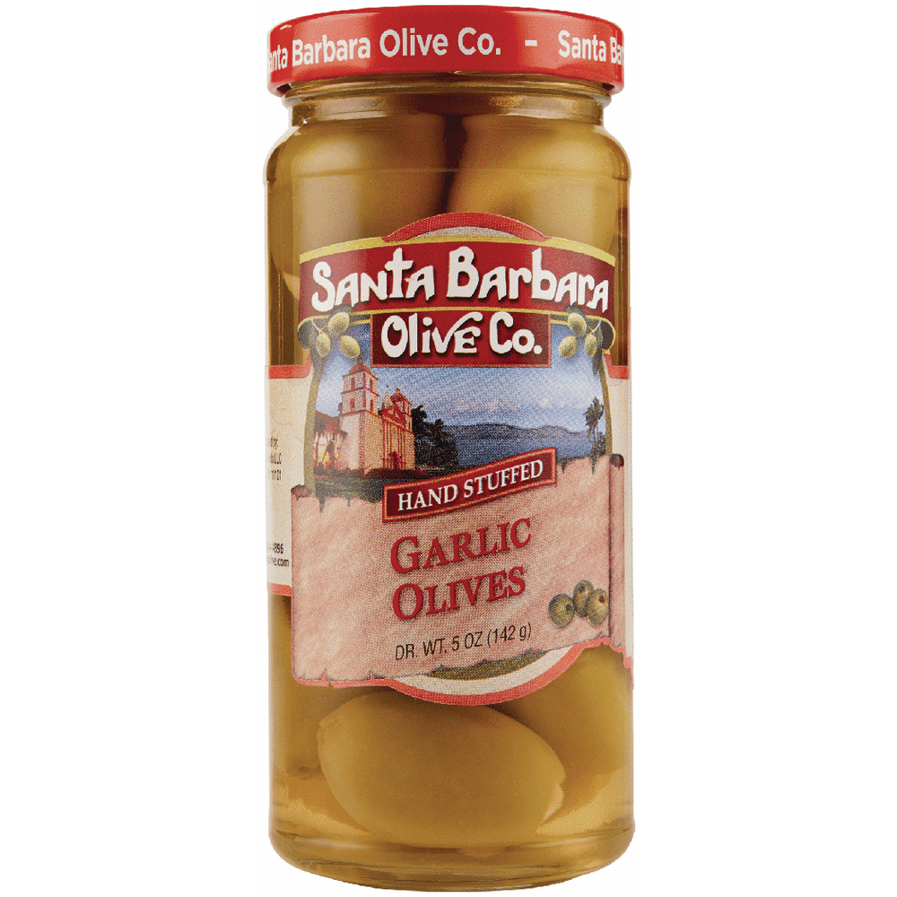 SANTA BARBARA GARLIC OLIVES 5OZ