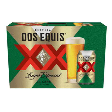 DOS XX LAGER SUITCASE CANS 12 oz