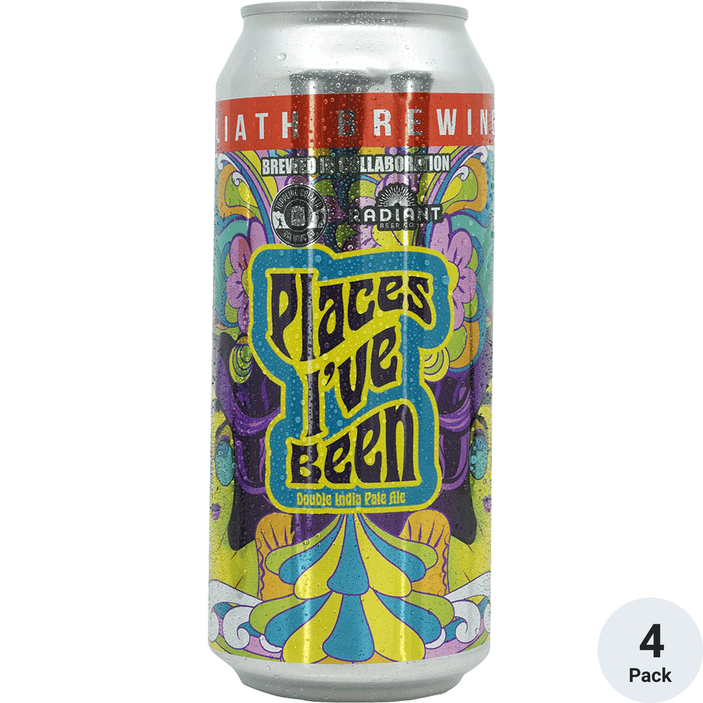 TOPPLING GOLIATH/ RADIANT PLACES IVE BEEN 4PK CAN 16 oz