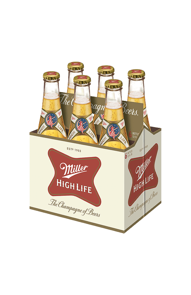 MILLER HIGH LIFE 6 PK BTL 12OZ