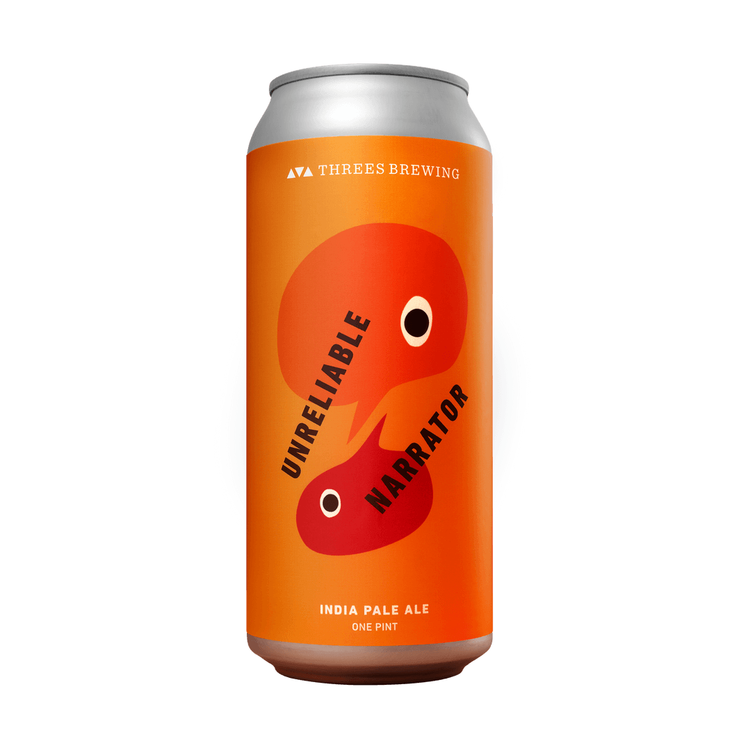 THREES BREWING UNRELIABLE NARRATOR  4CN 16 oz