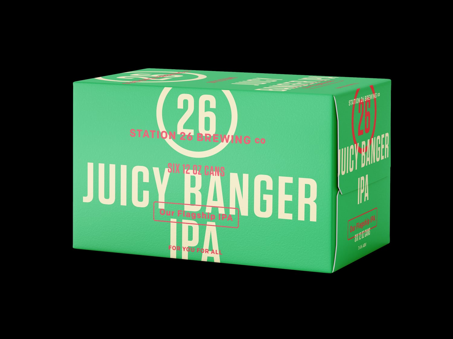 STATION 26 JUICY BANGER IPA 6PK CAN 12 oz