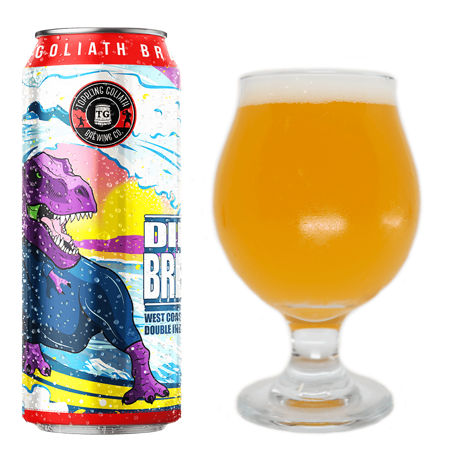 TOPPLING GOLIATH DINO BREAK HAZY 4CN 16 oz