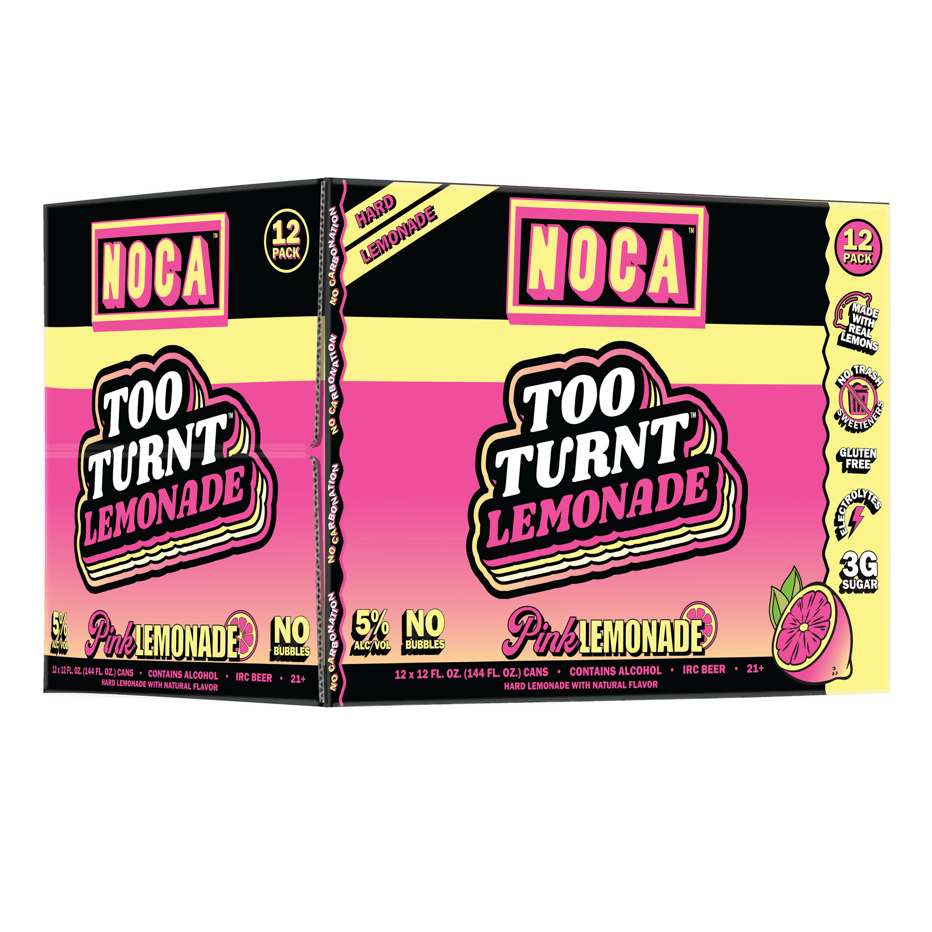NOCA PINK LEMONADE  12PK 12 oz