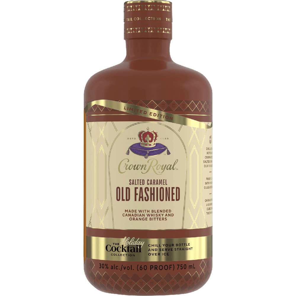CROWN ROYAL RTD SALTED CARMEL OLD FASHION 750ML