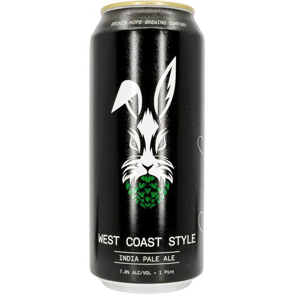 BROKEN HOPS WEST COAST IPA 4PK 16 oz