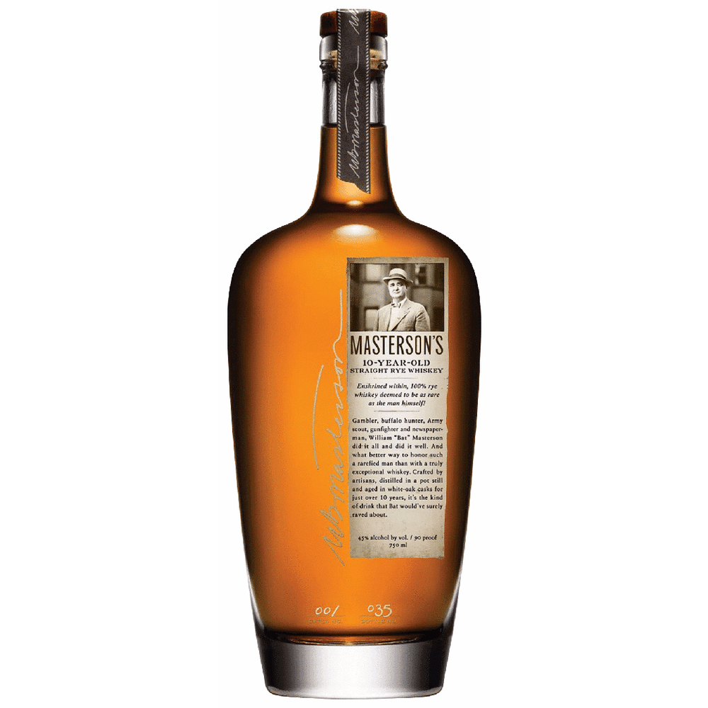 MASTERSONS 10YR RYE WHISKEY 750ml