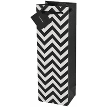 CHEVRON 2 BTL WINE GIFT BAG