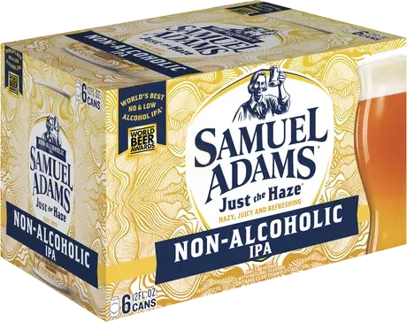 SAM ADAMS JUST THE HAZE NA 6PK CAN 12OZ