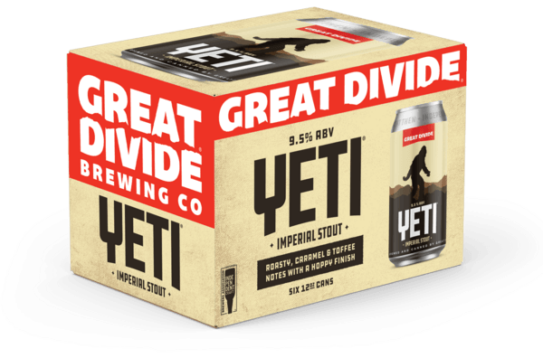 GREAT DIVIDE YETI 6PK CAN 12 oz