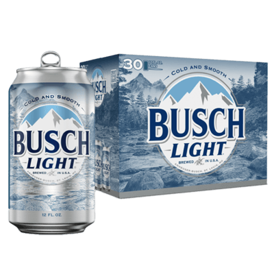 BUSCH LIGHT 30 PACK CANS 12OZ