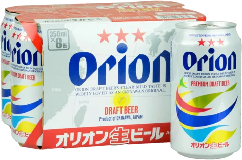 ORION BEER 6CAN 12OZ