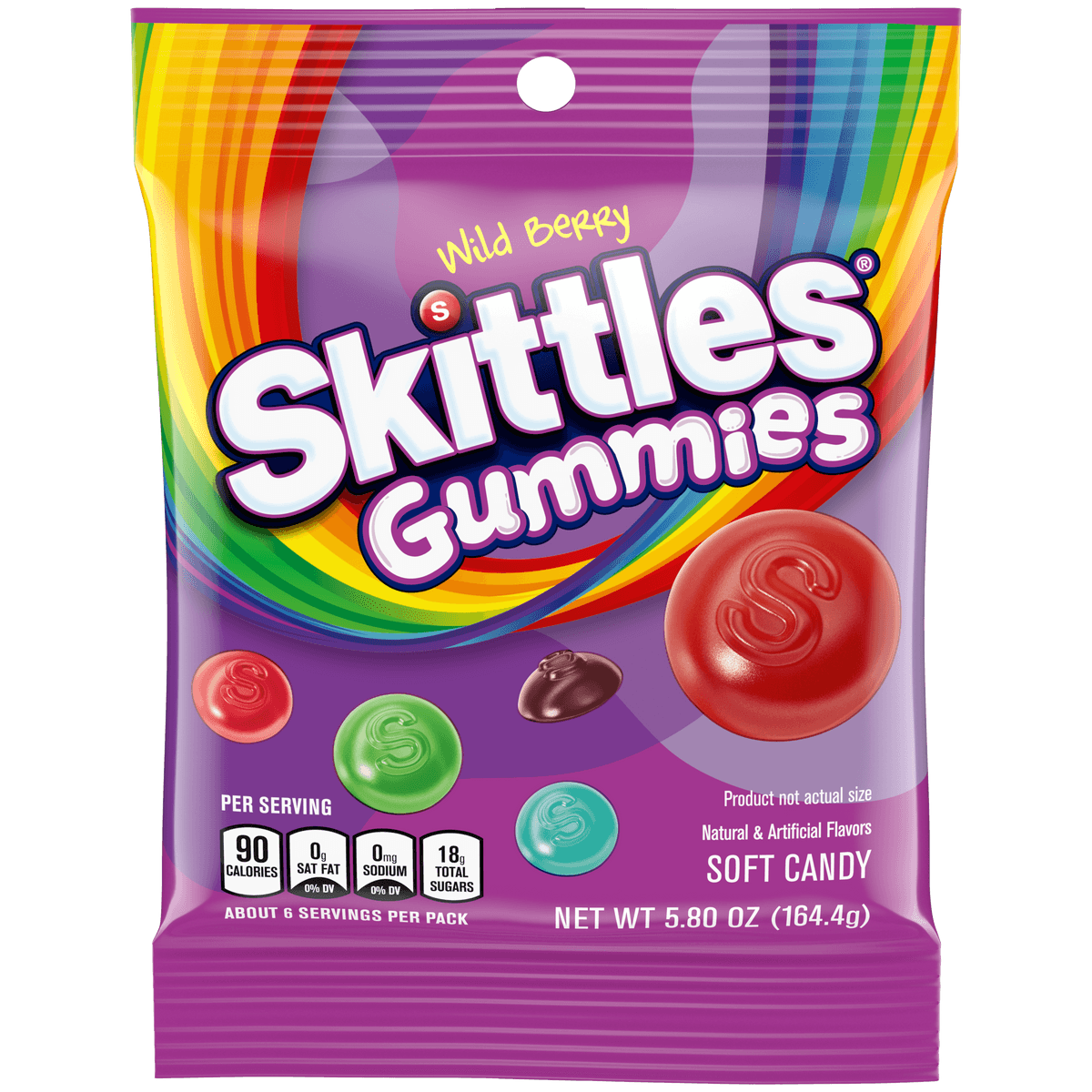 SKITTLES GUMMIES 6 OZ