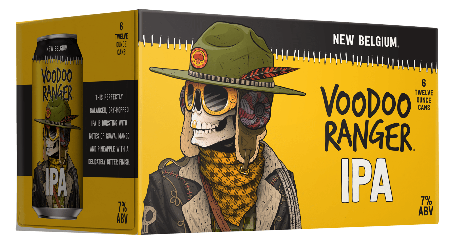 NEW BELGIUM VOODOO RANGER IPA 6CAN 12OZ