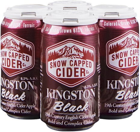 SNOW CAPPED KINGSTON BLACK 4PK CAN 12 oz